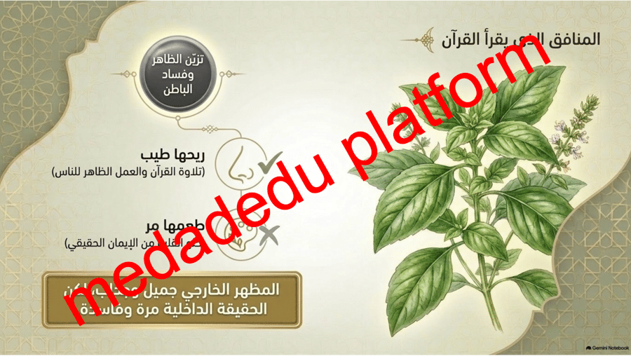 الحديث الدرس العاشر فضل تلاوة القرآن الكريم