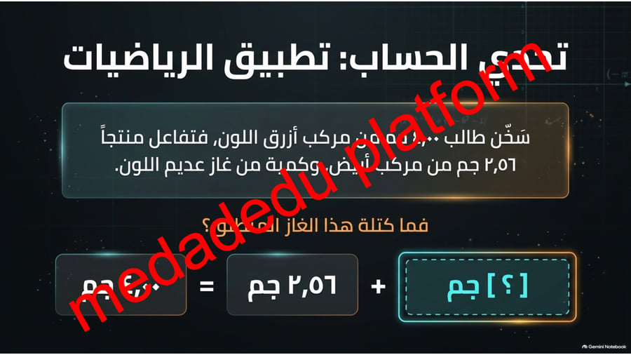 الفصل الثالث المادة و التغيرات الكيمائية