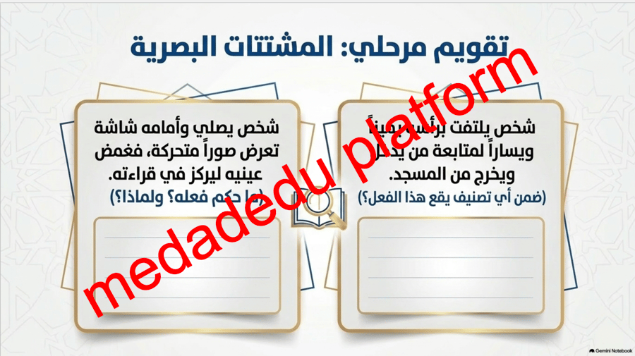 الفقة الدرس الثالث عشر مكروهات الصلاة