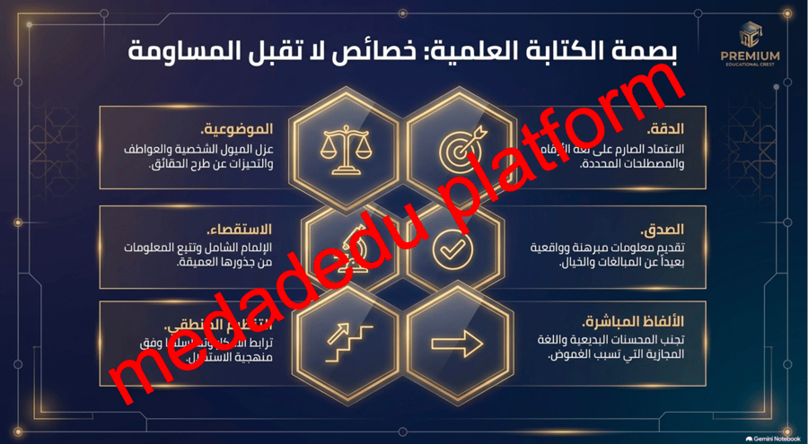 كفاية الاتصال الكتابي  البرهنة و الاستدلال العلمي