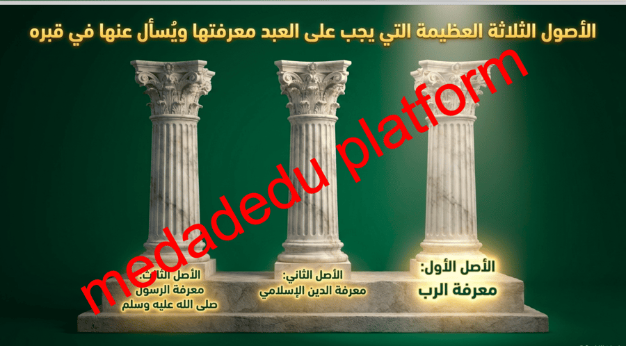 التوحيد الدرس الخامس معرفة الرب
