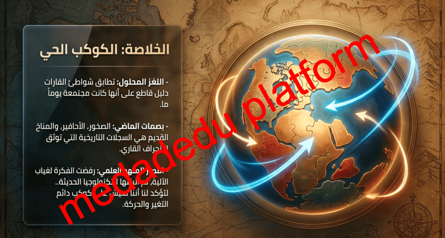 الفصل الخامس الدرس الأول انجراف القارات