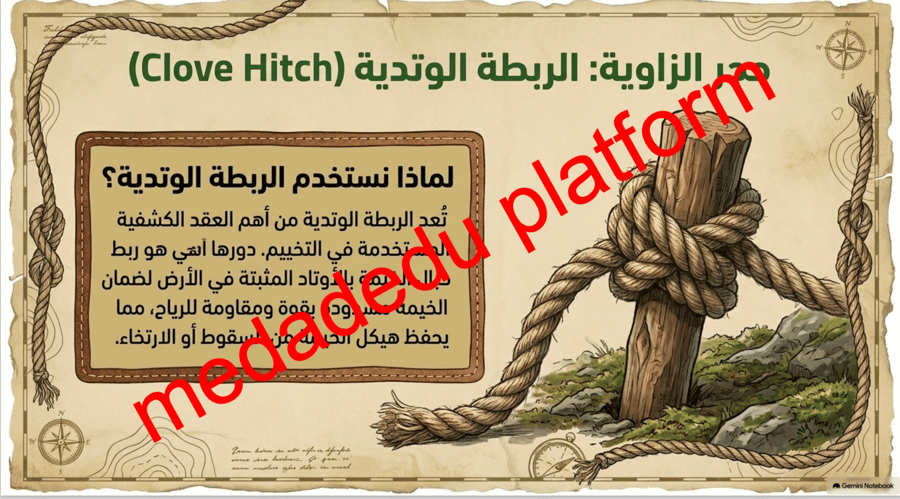 خشبة و حبل