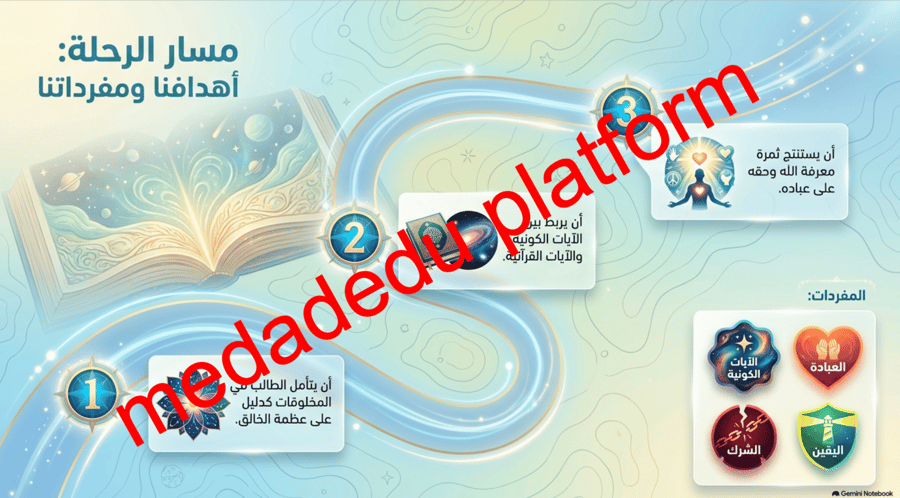التوحيد الدرس السادس دلائل معرفة الرب عز و جل