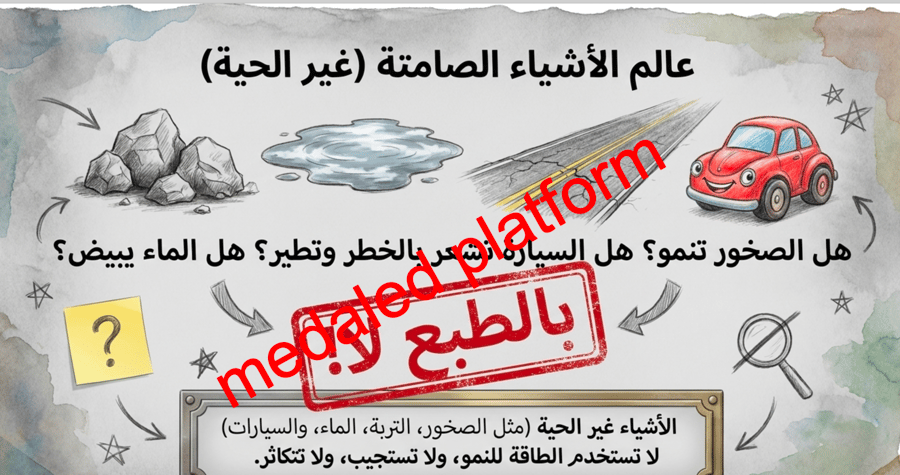 الفصل الاول المخلوقات الحية و حاجاتها
