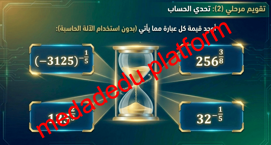 الفصل الرابع الدرس السادس الأسس النسبية