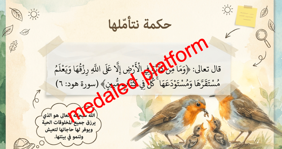 الفصل الاول المخلوقات الحية و حاجاتها