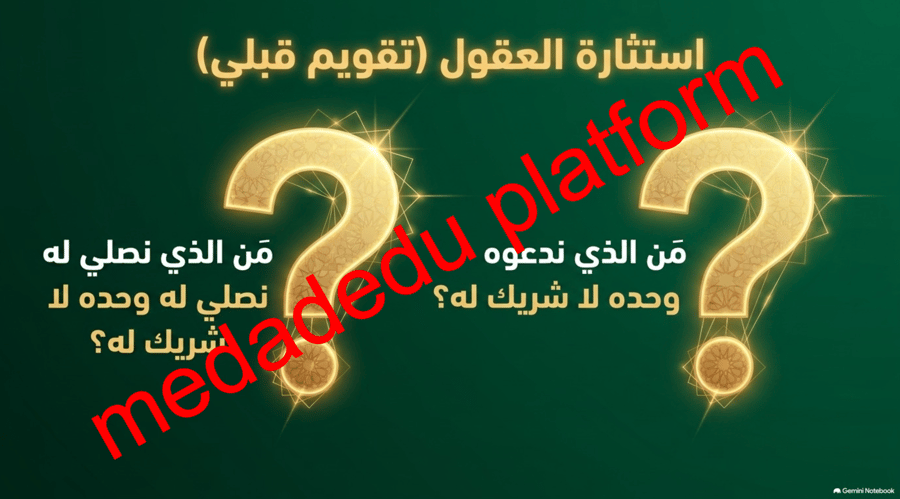 التوحيد الدرس الثالث التعريف بتوحيد الألوهية