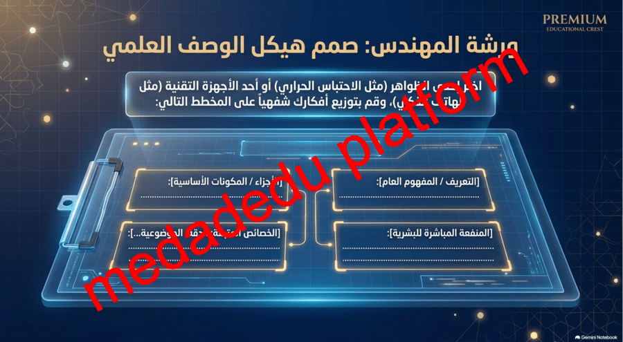 كفاية الاتصال الكتابي  البرهنة و الاستدلال العلمي