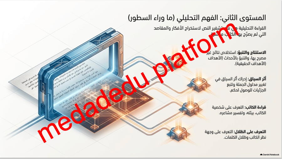 الكفايات القرائية  مستويات القراءة و مهاراتها