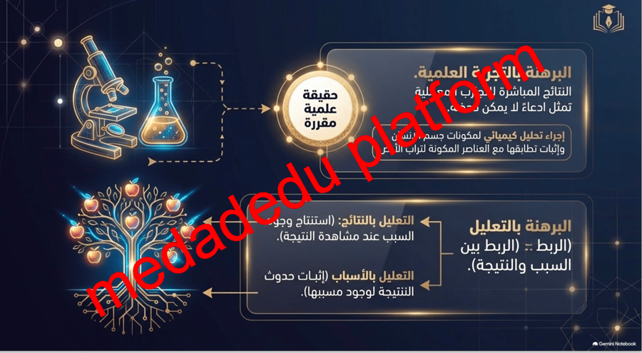 كفاية الاتصال الكتابي  البرهنة و الاستدلال العلمي