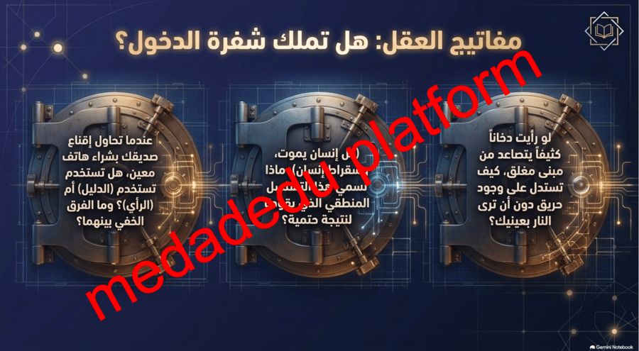 كفاية الاتصال الكتابي  البرهنة و الاستدلال العلمي
