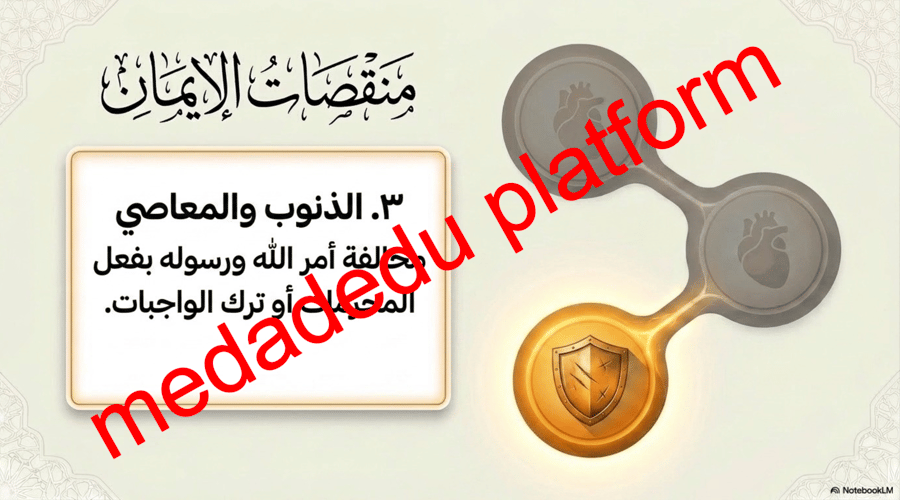 التوحيد الدرس الثالث نواقض الأيمان و منقصاته
