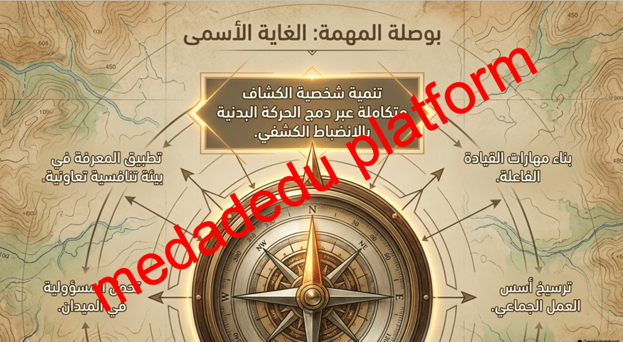 مهاراتي الكشفية من الاستعداد الى الانجاز