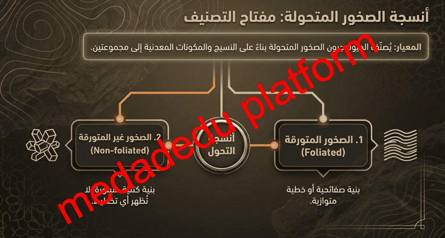 الفصل الرابع الدرس الخامس الصخور المتحولة