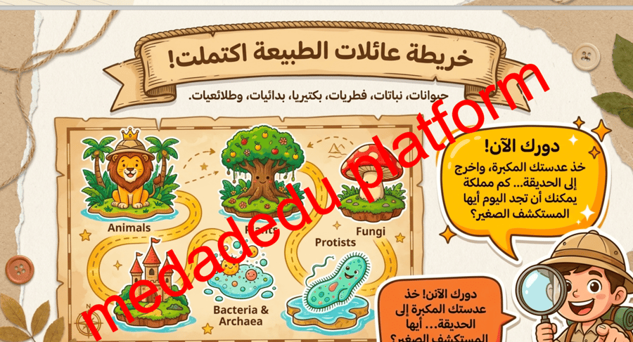 الفصل الاول تصنيف المخلوقات الحية