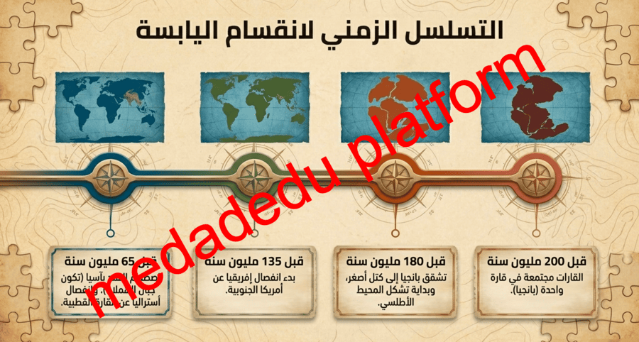 الفصل الخامس الدرس الأول انجراف القارات