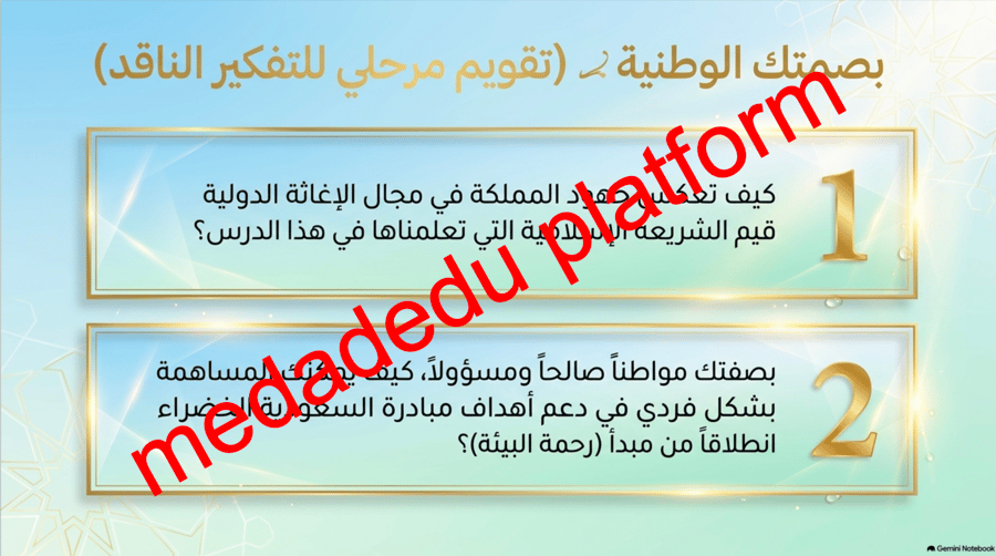 التوحيد الدرس الثاني الله الرحمن الرحيم