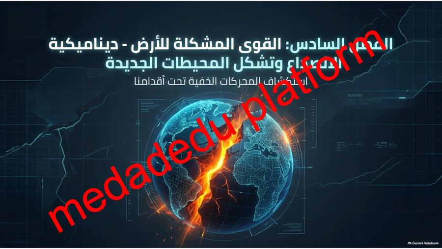 الفصل السادس القوى المشكلة للأرض -