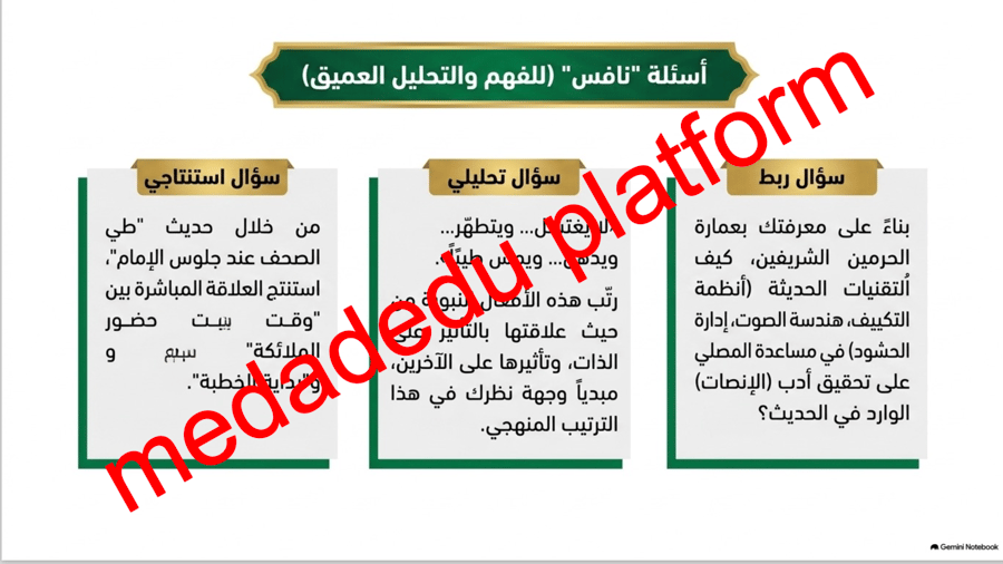 الحديث الدرس الثالث هديه صلى الله عليه و سلم في يوم الجمعة