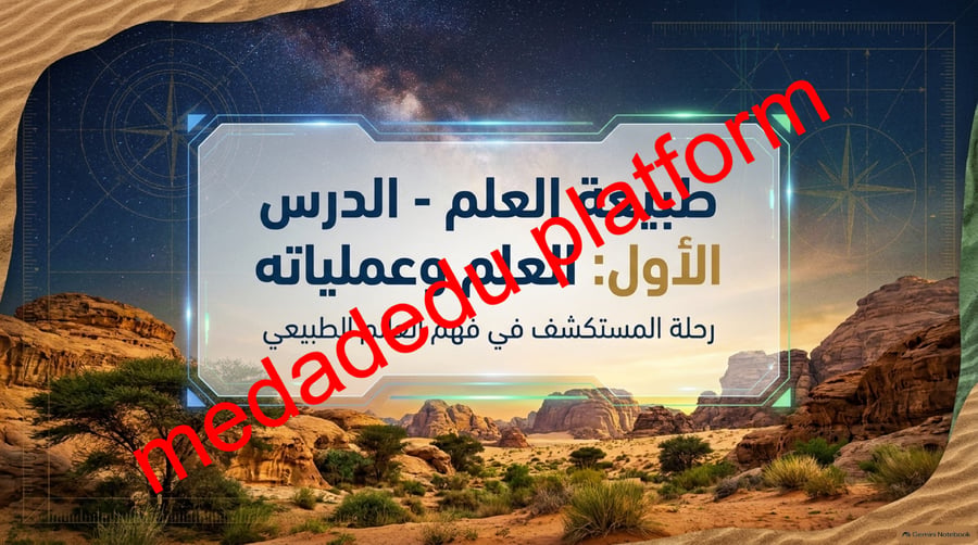 الفصل الاول العلم و عملياته