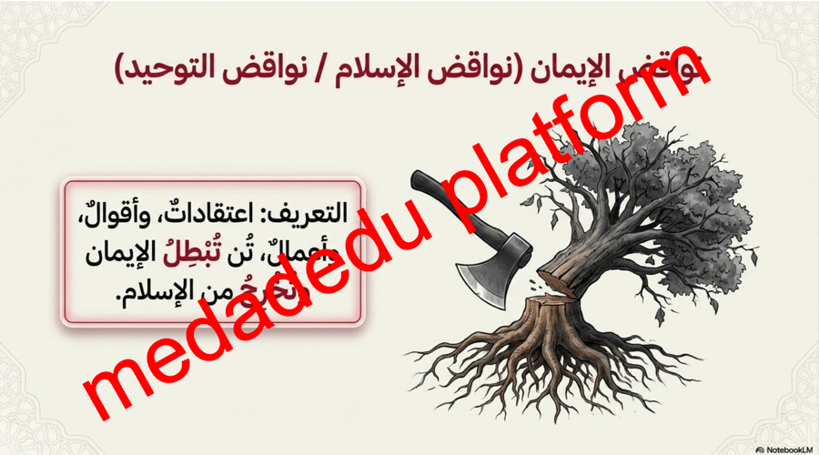 التوحيد الدرس الثالث نواقض الأيمان و منقصاته