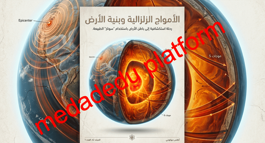 الفصل السادس الدرس الثالث الأمواج الزلزالية و بنية الأرض