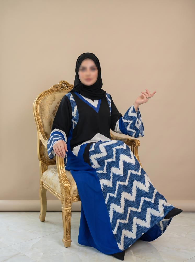 جلابية قطن بارد موديل زجزاج – معالجة ضد الانكماش