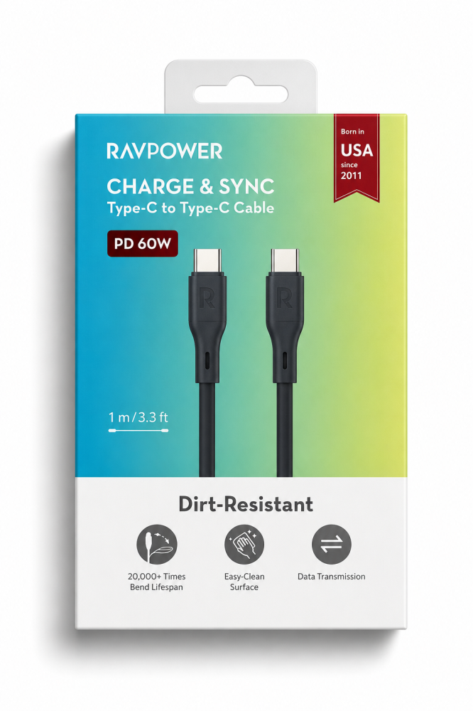 سلك شاحن من RAVPOWER