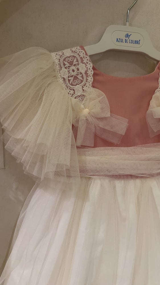 Blush Whisper Tulle Dress