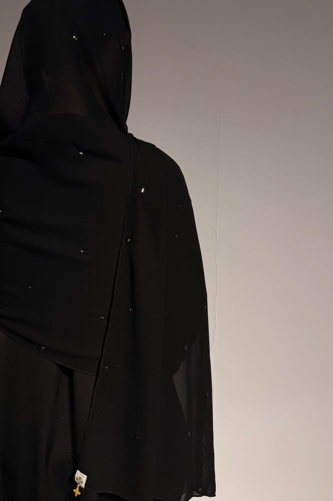 طرحة النقدة | بنقشة رش المطر