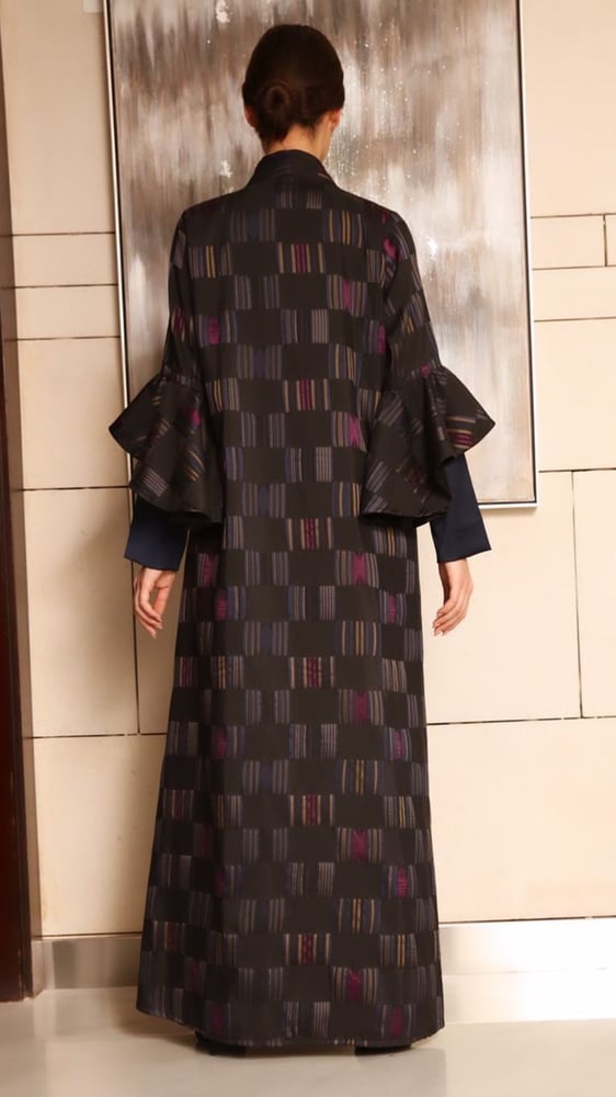 taffeta and soft cotton abaya (R)