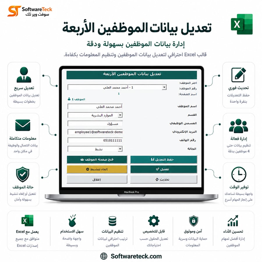 إدارة المهام لـ 40 موظف