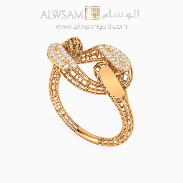 طقم ذهب لازوردي عيار 21