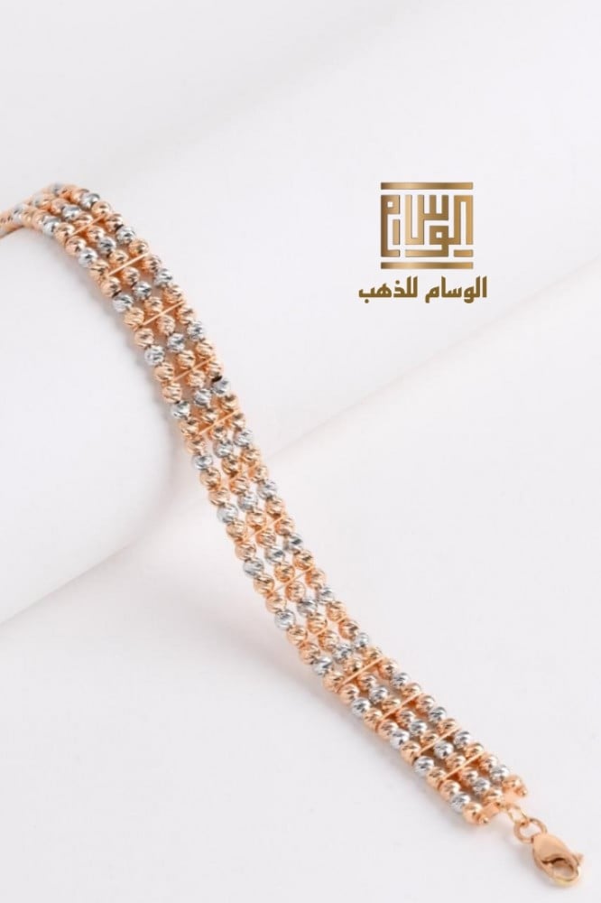 Lazurde gold bracelet, 21 karat