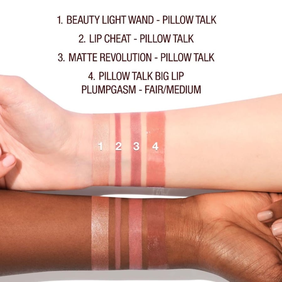 مجموعة أسرار الشفاه والخدود من Charlotte Tilbury Pillow