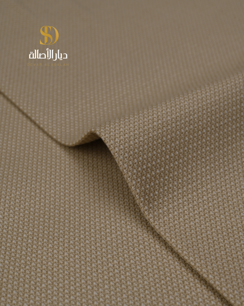 Light beige Oxford winter fabric