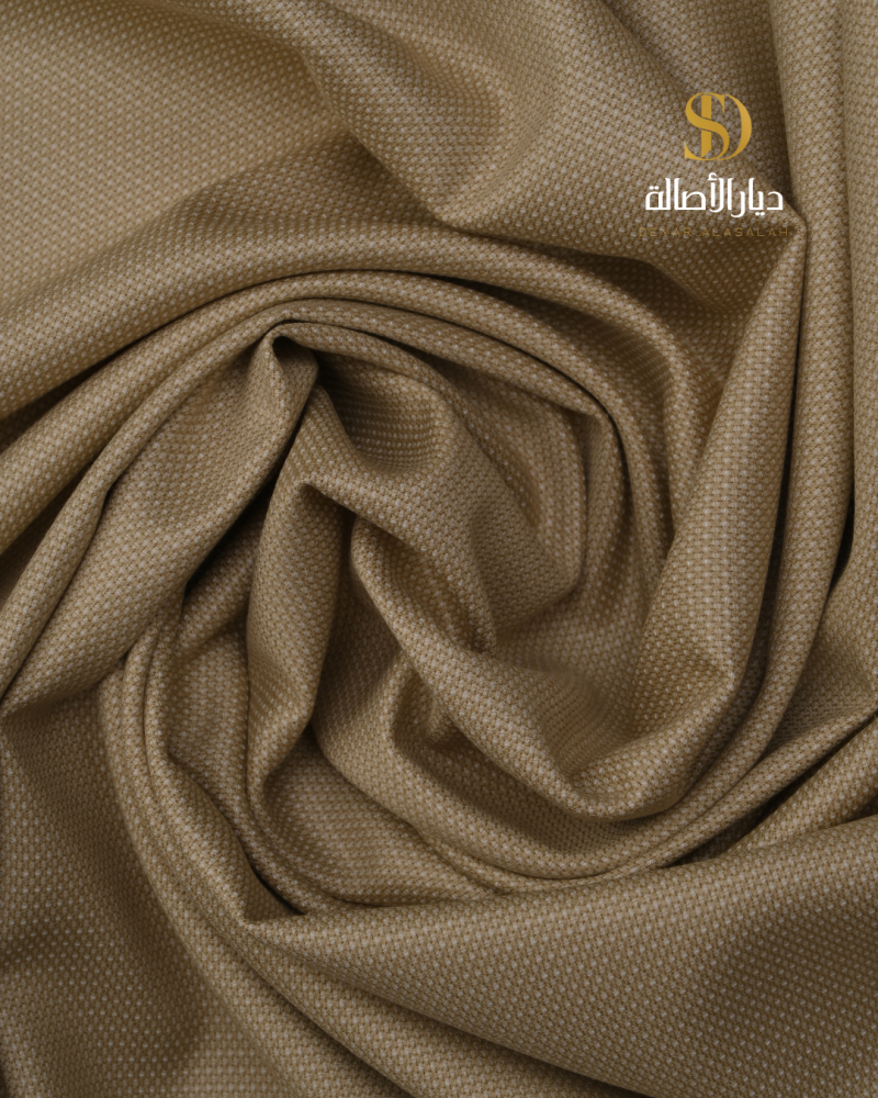Light beige Oxford winter fabric