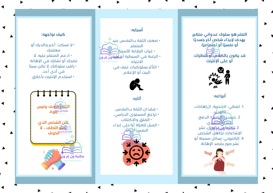 مطوية عن التنمر