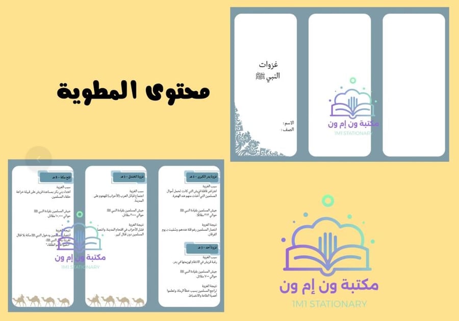 مطوية اجتماعيات اول متوسط الترم الاول