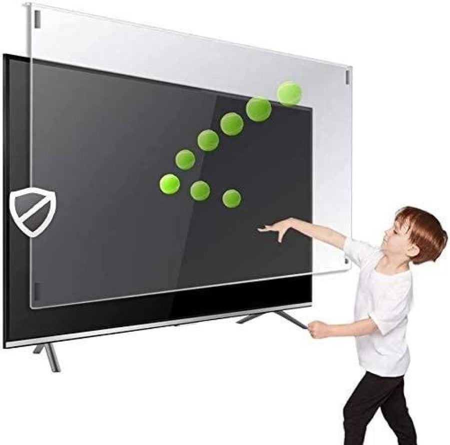 Protection against breaking for 60-inch television screen