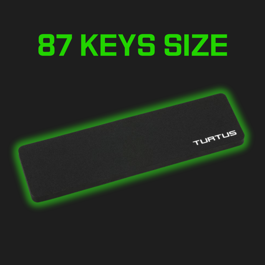 راحة اليد من تورتس سولكاتا 87 زر   TURTUS SULCATA-TKL 87 Keys Wrist R