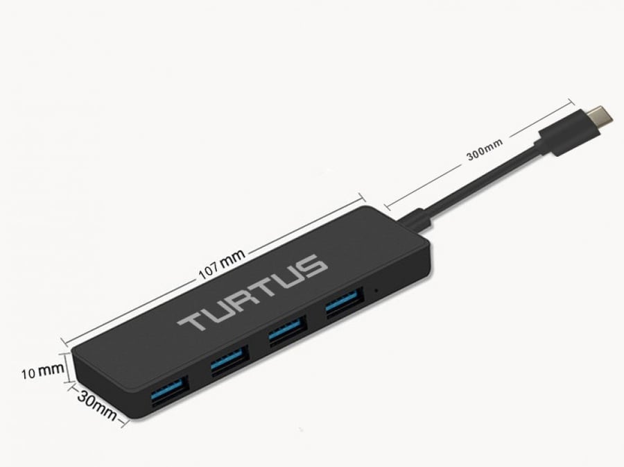 TURTUS USB C to 3 0 HUB   تورتس موزع USB C