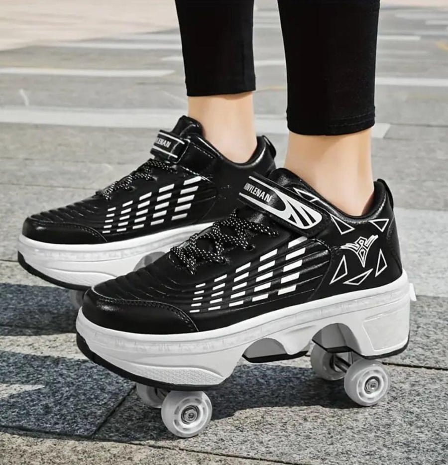 Skate roll كمية محدودة - بعجلات قابلة للتعديل - 4 عجلات (جودة عالية) سكيت رول
