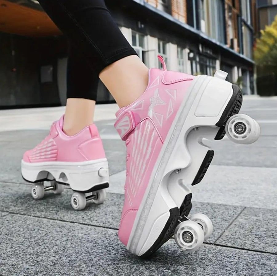 Skate roll كمية محدودة - بعجلات قابلة للتعديل - 4 عجلات (جودة عالية) سكيت رول