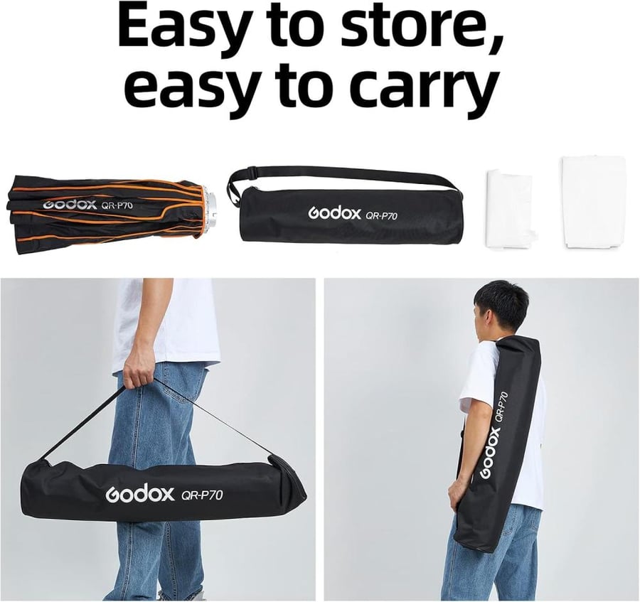 غودوكس حامل سوفت بوكس مكافئ عميق QR-P70 27 انش/70 سم Godox QR-P70 Quick Release Parabolic Softbox (QR-P70)