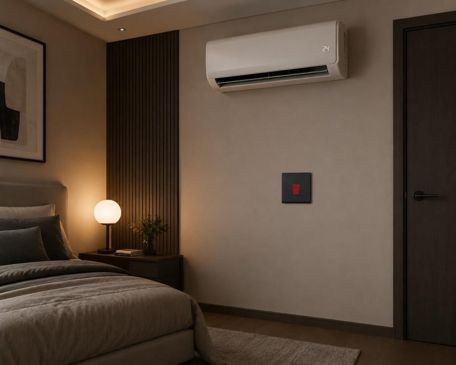 مفتاح مكيف 45 أمبير اسود  DX