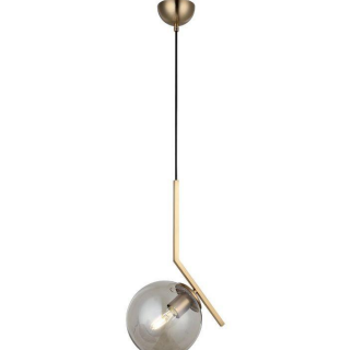 علاقي زجاجي 150mm برونزي + عسلي 6849