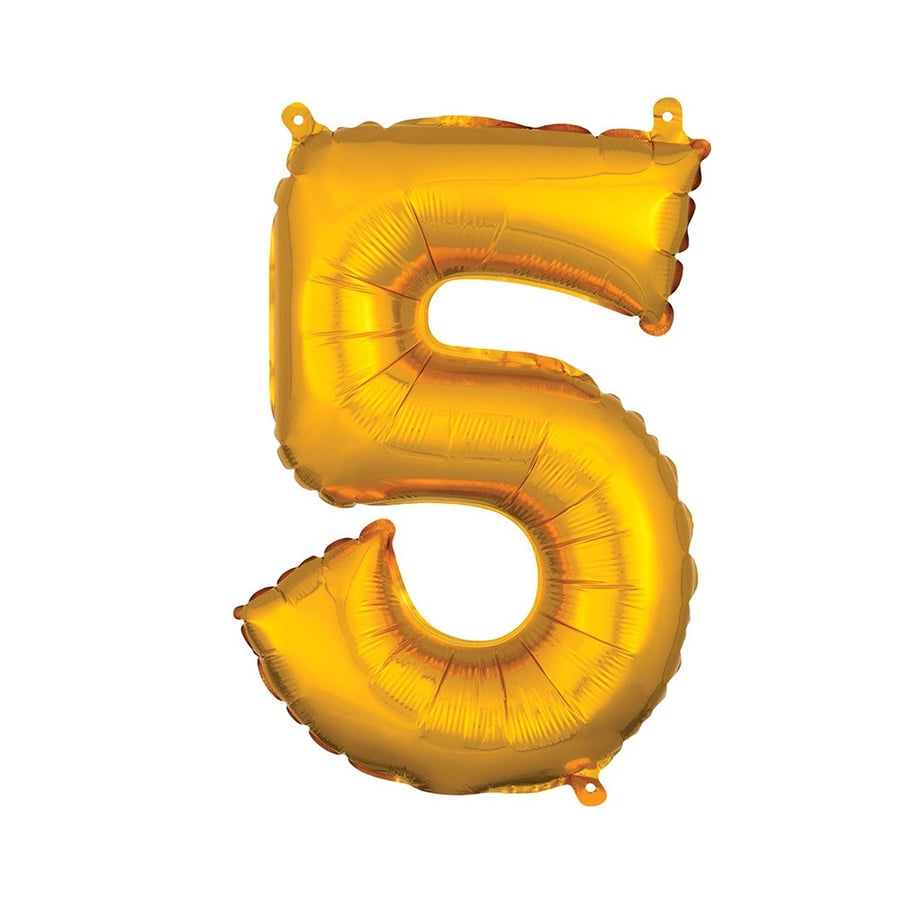رقم 5 ذهبي 32 انش