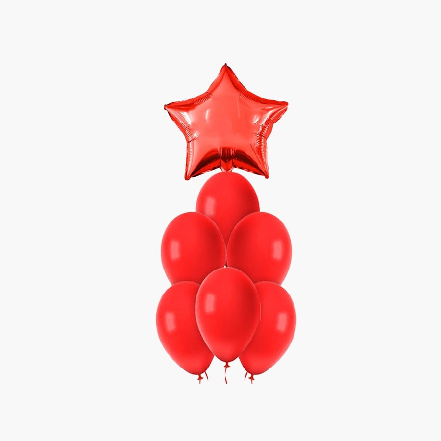 باقة عيد مبارك أحمر